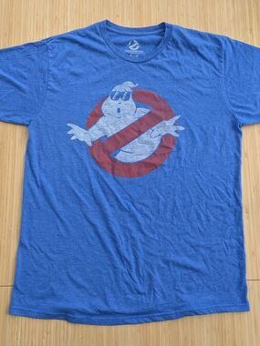 Ghostbusters Logo Graphic Tee - Blue